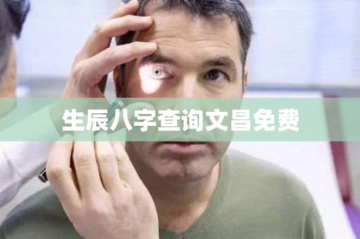 生辰八字查询文昌免费
