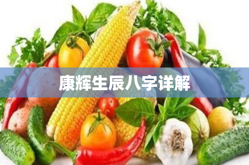 康辉生辰八字详解